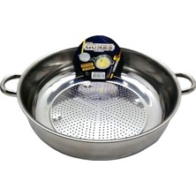 Yakup Tokatlı Moda Ytm No-3 - 30CM Basık Süzek Metal Süzgeç