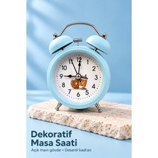Mare Yatak Odası Için Çift Çanlı Dekoratif Çalar Saat