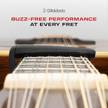 Accessories Ns Banjo Capo, Mandolin Capo - 4 Veya 5 Telli Banjo ve Mandolinler Için - Mikrometre Gerilim Ayarı, Buzz-Free, In-Tune Performans Için - Siyah