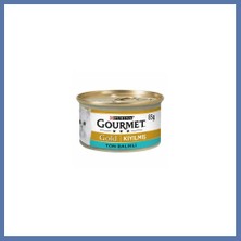 Gourmet Kıyılmış Ton Balıklı Yetişkin Kedi Konservesi 85 gr Aanova