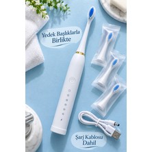 Yakup Tokatlı Moda Ytm- Beyaz Elektrikli Diş Fırçası 500 Mah Bataryalı