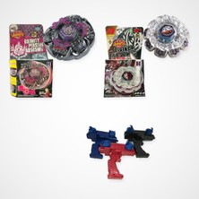 Efotech Beyblade Metal Fusion Set (2 Beyblade 1 Fırlatıcı) - BB80, BB116E