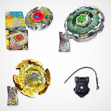 Efotech Beyblade Metal Fusion Set (3 Beyblade 1 Fırlatıcı) - BB56, BB106, BB99