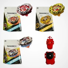Efotech Beyblade x Serisi Set (3 Beyblade 2 Fırlatıcı) - Bx-02, BX00-02, Bx-16