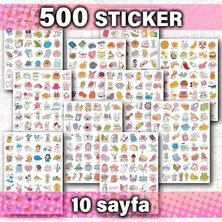 Seti 500 Adet Ingilizce Temalı Etiket, Günlük Ajanda ve Defterlere, Karikatür Konsept, Öğretmen-Öğrenciler, Erkek-Kız Çocuk ve Yetişkinlere Kendinden Yapışkanlı Eğlenceli Çıkartmalar