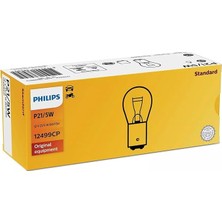 P21/5W 12V BAY15D Stop/park Lambası, 10'lu Paket, 12499CP
