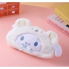 Sanrio Kawaii Labubu Peluş Kalemlik Makyaj Çantası Kuromi Cinnamoroll My Melodi Hello Kitty Pochacco Kalem Kutu Düzenleyici Organizer Doğum Günü Hediye Çocuk Genç