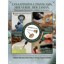 Ahes 60 Parça Gravür Tel Fırça Seti | 3mm Şaft, Pirinç & Çelik 723012
