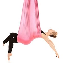 Ahes Yoga Fly Egzersiz Hava Akrobasi Denge Spor Aleti Cadillac Reformer Pilates Fitness Kardiyo (Pembe)