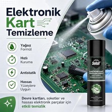 Ahes Elektronik Kart Temizleme Spreyi 200 ml Yağsız Antistatik Devre Temizleyici Sprey 1-2-3-5 Adet