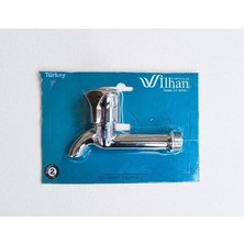 Ahes Tekli Musluk Serisi - Paslanmaya Dayanıklı Krom Kaplama Metal Gövde - Banyo, Mutfak ve Bahçe Kullanımına Uygun (Uzun)