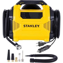 Ahes SXIF3501 Dijital Lastik Şişirme Pompası, 12V/220V, 150 Psı, LED Lambalı, Siyah