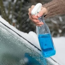 Ahes Oto Cam Buz Çözücü Sprey (500 Ml) Oto Buz Kar Kazıyıcı Temizleyici Kar Temizleyici 2'li Set