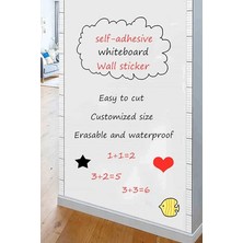 Ahes Kendinden Yapışkanlı Rulo Yazı Tahtası Silinebilen Sticker Board 45X200CM 1430