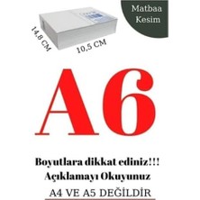 Ahes Adet A6 (Çeyrek A4) Fotokopi Kağıdı Kargo E-Ticaret Barkod Kağıdı Not Kağıtları