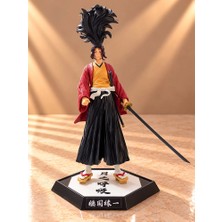 Emt Pazarlama® Demon Slayer Yoriichi Tsugikuni Kılıçlı Anime Figürü 31 cm ALK6588