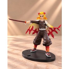 Emt Pazarlama® Demon Slayer Kyojuro Rengoku Alev Hashirası Kılıçlı Anime Figürü 20 cm ALK6592