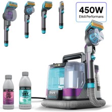 Shark Stainstriker Hairpro Pet Tüylerine Özel Başlıklı Koltuk, Döşeme ve Halı Yıkama, Inatçı Leke Çıkarma ve Derinlemesine Temizlik Makinesi.  Matt Elektronik