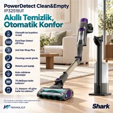 Shark Powerdetect Clean&empty Auto-Empty Sistemli Pet Başlıklı Şarjlı Dikey Süpürge IP3251EUT