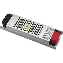 MSP LED Trafosu 12V Cata Serisi Slim Kasa, Alüminyum Gövdeli Ince Güç Kaynağı, Kamera ve Şerit LED Uyumlu (60W - 360W) 5, 12.5, 16.5, 21, 30 Amper (150, Vat)