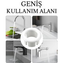 MSP Set Beyaz Lavabo Taşma Yüzüğü – Estetik ve Uyumlu Tasarım, Standart Lavabolarla Tam Uyum