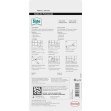 MSP Universal Silikon, Üstün Kalite %100 Beyaz Silikon, Mutfak, Banyo ve Pencereler Için Hızlı Kuruyan Dolgu Macunu, Sararma ve Küflenme Yapmaz, 50 gr Tüp