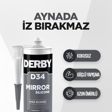 MSP D34 Ayna Silikonu Şeffaf - 320G
