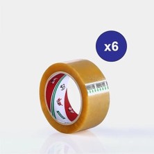 MSP Şeffaf Koli Bandı 45X40 Mt, 6'lı Paket