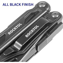 MSP 12 Fonksiyonlu Multitool Siyah Çakı Kılıflı