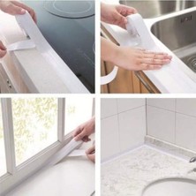 MSP Kenar Bandı, Su Geçirmez, Banyo Küvet ve Mutfak Için Sızdırmaz Bant, 3.2m
