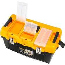 MSP Mt-22 Organizerli Klasik Metal Kilitli Takım Çantası, Polipropilen, Siyah Sarı, 22 ’’