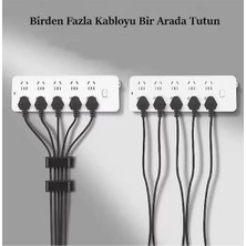 MSP Adet Çoklu Kablo Düzenleyeci Yapışkanlı Kablo Toplayıcı Masa Kablo Düzenleyici