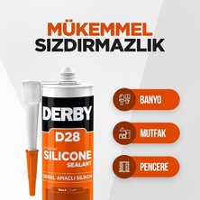 MSP D28 Genel Amaçlı Silikon Siyah - 280G