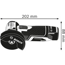 MSP Professional Gws 12V,76 Akülü Avuç Taşlama Makinesi (12 Volt, Solo, Disk Çapı: 76 Mm, Karton Kutuda)