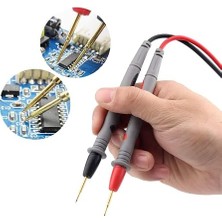 MSP 1 Çift Iğne Uçlu Multimetre Probu 1000V 20A Tüm Multimetreler ile Uyumlu Test Ölçüm Kalosu