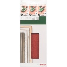MSP Home And Garden Bosch 10 Parçalı Zımpara Kağıdı Seti (Farklı Malzemeler Için, 93 x 230 Mm, Granülasyon 60/120/180)