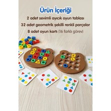 MSP Şekil Oyuncağı Ayı Geometrik Şekil Parça Yerleştirmeli Zeka Oyuncak