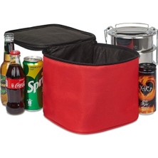 MSP Çantası Termal Çanta Soğuk ve Sıcak Tutucu Termal Termos Kamp Çanta Soğuk Içecek Çantası Kamp Termos Çantası 8 Litre (Kırmızı)