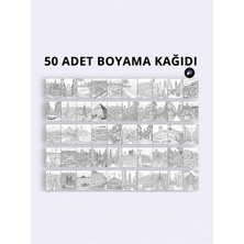 MSP Ünlü Şehirler Yetişkinler Için Boyama Kitabı, Mimari Mandala Boyama Kitabı, Boyama Defteri,boyama Sayfaları, Yetişkin Boyama Seti
