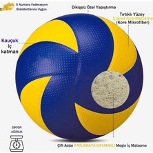 MSP Topu Yarı Profesyonel Orta Sert Kaymaz Tırtıklı Dayanıklı No:5 Maç ve Antrenman Topu (Pompa Hediyeli)