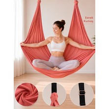 MSP Yoga Hamağı Fly Salıncağı Yükseklik Ayarlanabilir Antigravity Esnek Askılı Denge Spor Aleti Pilates Fitness Denge Esneme Gerdirme Gelişim