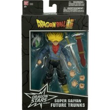 MSP 16 cm Dragon Ball Super Saiyan Future Trunks Poz Verilebilir Figür, Dragon Stars Serisi