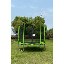 MSP 183 cm (6 Ft) Fileli Korumalı Trambolin, 130 kg Taşıma Kapasitesi, Yeşil