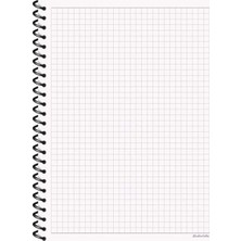 MSP Color Hisli Şeyler A4 80YP Kareli Spiralli Stickerli Defter - Hepsi De Beni Bulur