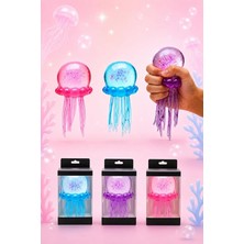 MSP Squish Duyusal Sıkma Oyuncak – Jelly Squeeze Toy Jellyfish Stress Ball Soft Squishy Slime Stres Oyuncağı 1 Adet