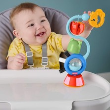 MSP Ay ve Üzeri Bebekler Için Fisher-Price Duyusal Gelişime Yardımcı Sesli ve Vantuzlu Mama Sandalyesi Oyuncağı, JHB46