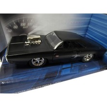 MSP - GL97214 - Diecast Dodge Charger R/t 1970 Model Mott Versiyonu Filmden Matt Sürümü Hızlı Öfkeli 7 1/32 Ölçekli Normal Sürüm