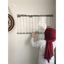 MSP Planlayıcı Takvim Akıllı Kağıt Tahta Yazı Tahtası Zaman Sınırlaması Olmayan 100X100CM
