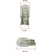 MSP Eco 12V 21/5W 1016 Dipsiz Çift Duylu Far, Stop, Ampulü 10 Adet