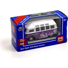 MSP Kutulu Çekbırak 1:55 Die Cast Metal Minibüs